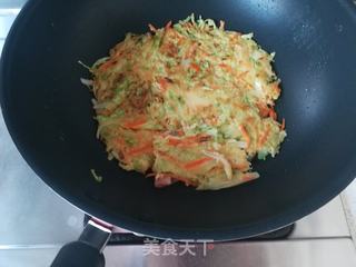 日式卷心菜饼的做法步骤:10