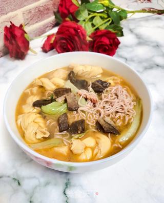 牛肉豆腐皮紫薯面的做法步骤:11