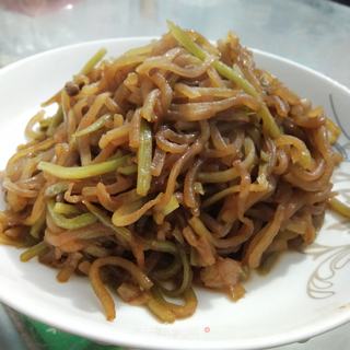 快炒萝卜丝的做法步骤:5