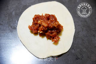 烤鸭鲜肉月饼的做法步骤:9