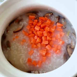 干贝鲜虾海鲜粥的做法步骤:4