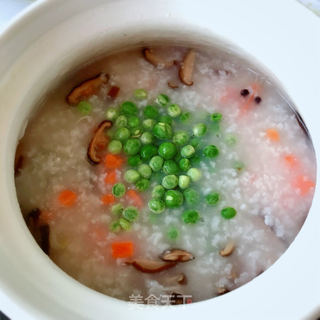 干贝鲜虾海鲜粥的做法步骤:5