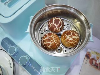 卡通芝麻汤圆与蘑菇造型包的做法步骤:12