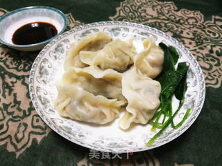 荠菜蘑菇鲜肉饺的做法步骤:9