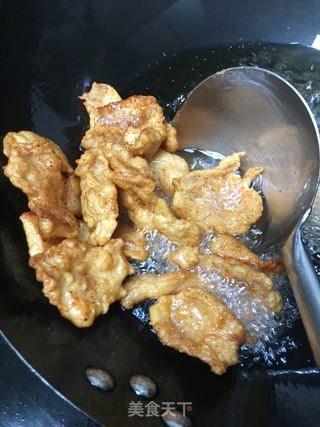 锅包肉的做法步骤:15