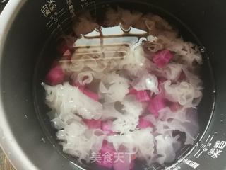 紫薯银耳糖水的做法步骤:6