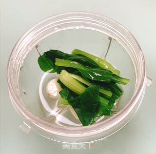 【青菜山药泥】6、7、8月龄婴儿宝宝辅食的做法步骤:5