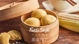 玉米馒头的做法步骤:7