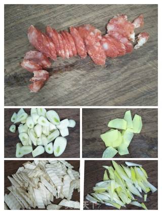杏鲍菇炒荷兰豆的做法步骤:3