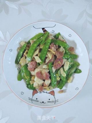 杏鲍菇炒荷兰豆的做法步骤:6