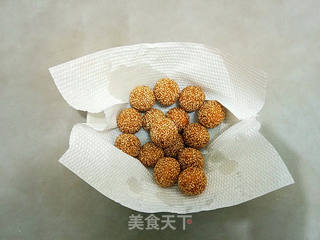炸红薯麻球的做法步骤:10