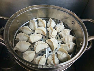 大白菜素蒸饺的做法步骤:13