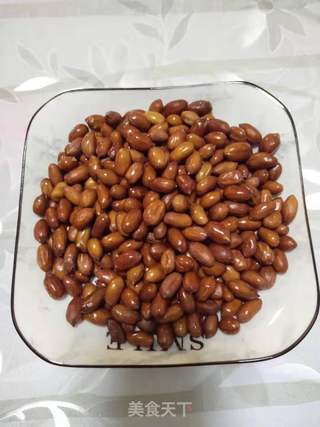彭豆做的超级简单的空气炸锅版油炸花生米的做法步骤:4