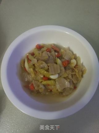 简易版的酸菜鱼的做法步骤:14