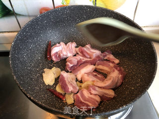 #炒咸肉的做法图解5