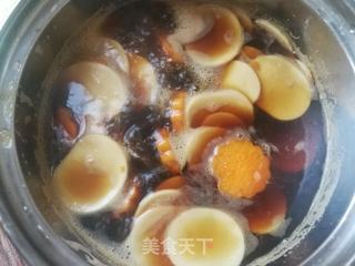 桂花红薯煮年糕的做法步骤：7