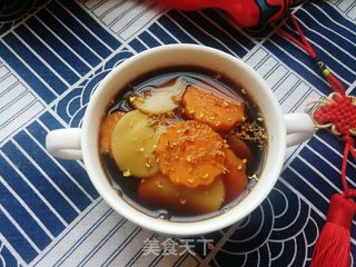 桂花红薯煮年糕的做法步骤:10