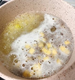 【南瓜肉末粥】8-12月龄宝宝辅食9、10、11的做法步骤：6
