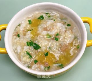 【南瓜肉末粥】8-12月龄宝宝辅食9、10、11的做法步骤:7