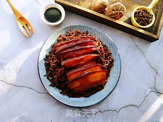 肥而不腻,入口即化的干豆角扣肉的做法步骤:16