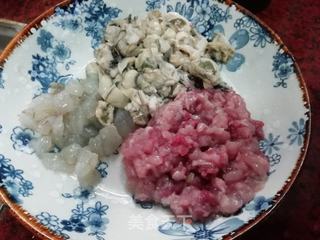 三色藜麦生蚝炒饭的做法步骤:4