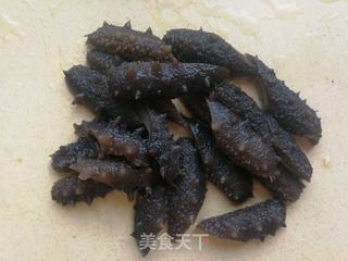 青红椒炒海参的做法步骤:3