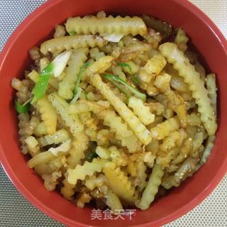干煸土豆条的做法步骤：8
