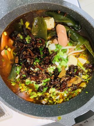 冬季美食，重庆麻辣烫乌冬的做法步骤：10