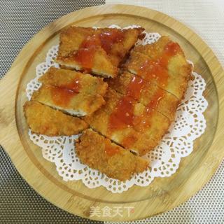 炸鸡排的做法步骤：17