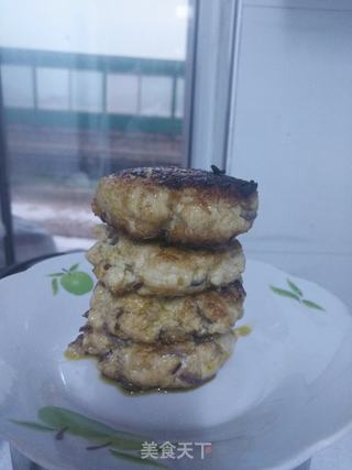 鸡肉饼的做法步骤:7