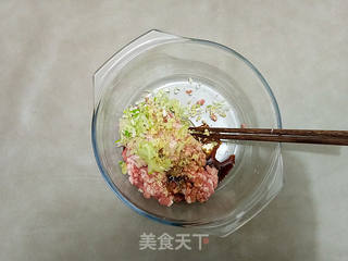 荠菜鲜肉春卷的做法步骤:4
