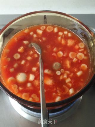 西红柿菌菇荞麦面的做法步骤:9