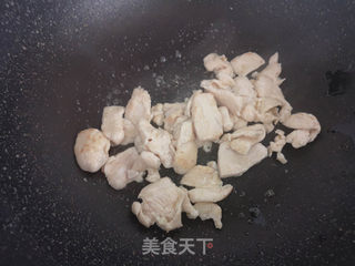 鸡肉炒豇豆的做法步骤:7