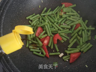 鸡肉炒豇豆的做法步骤：10