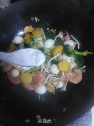 三鲜日本豆腐的做法步骤:14