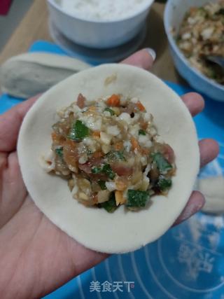 好吃的猪肉大葱包子!的做法步骤:7