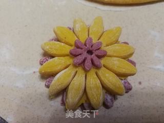 可爱花朵馒头的做法步骤:8