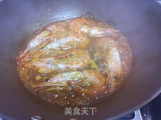 番茄汁大虾的做法步骤:11