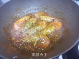 番茄汁大虾的做法步骤:12