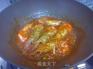 番茄汁大虾的做法步骤:13