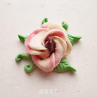 鲜花馒头的做法步骤:28