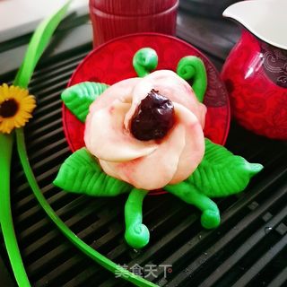 鲜花馒头的做法步骤:32