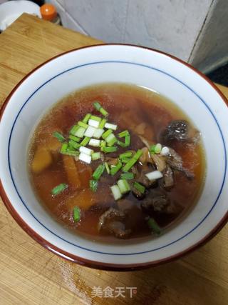 菌菇汤面的做法步骤:6