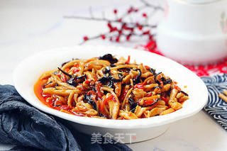 鱼香鸡丝的做法步骤:12