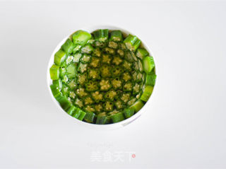 黑蒜秋葵土豆泥的做法步骤：12