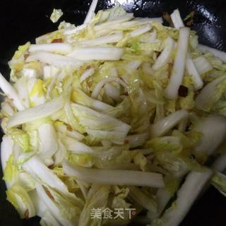 辣炒白菜的做法步骤:6