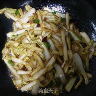 辣炒白菜的做法步骤:8