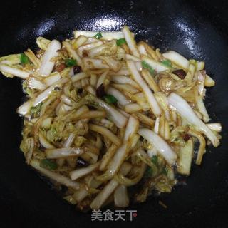 辣炒白菜的做法步骤：9