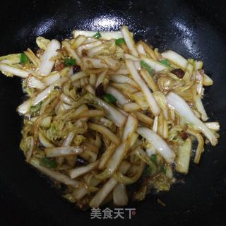 辣炒白菜的做法步骤:9