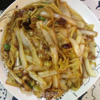 辣炒白菜的做法步骤:10